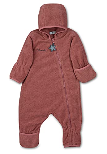 Sterntaler Unisex Baby Overall, Hellrot Melange, 68