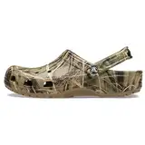 Crocs unisex-adult Classic Realtree Clog Clog, Khaki, 43/44 EU