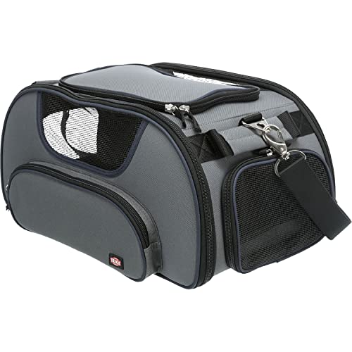 TRIXIE - Transportkorb Wings für Lufttransporte Größe 28 x 23 x 46 cm Hund max 20 kg