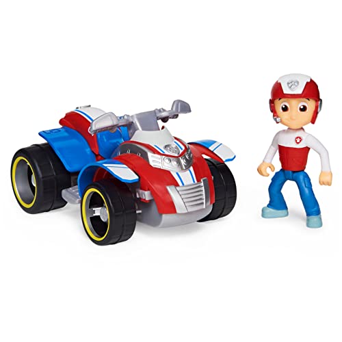 PAW PATROL, Quad-Fahrzeug mit Ryder-Figur (Basic Vehicle/Basis Fahrzeug), Spielzeugauto, ab 3 Jahren