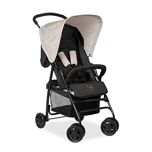 hauck Buggy Sport, Ultra Leicht - nur 5,9 kg, für Kinder bis 15 kg, Klein Zusammenklappbar, Reisebuggy mit Liegefunktion, Extra Großer Korb bis 3 kg (Disney Pooh Rainbow Beige)
