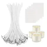 kerzendochte für Kerzen 20cm für Kerzen Cotton Candle Wick für die Kerzenherstellung Candle DIY,50 Stück Kerzendocht Set,Kerzen Dochte Candle Wick,Candle Wick Set