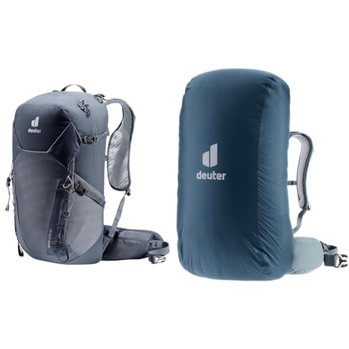 deuter Speed Lite 25 leichter Wanderrucksack & Unisex-Adult Raincover I Regenhülle, ara, 20-35 L