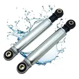 LICHTBLAU 2x SUSPA Stoßdämpfer für Miele Waschmaschine 4500826 4151285 I Farbe Silber I für Bosch 107654, 105523, 118869 I Vibrationsdämpfer 8mm Bohrung 120N Ersatzteil Waschmaschinendämpfer