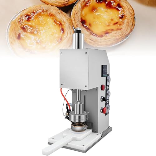 LHQYA Eierkuchen-Formmaschine, Kommerzielle Halbautomatische Eierkuchen-Pressmaschine, Leistung: 0–1000 Stück/Stunde/Spezifikation: 15–40 G/Stück/einstellbare Temperatur, Für Snackbars
