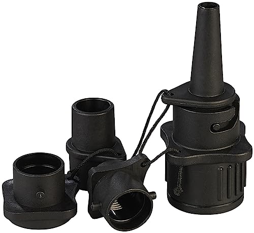 infactory Ventiladapter: 5-teiliges Pumpen-Adapter-Set für SUPs, Schlauchboote, Pools u.v.m. (Adapter Luftpumpe Luftmatratze, Pumpenadapter, Pumpe Aufsatz)