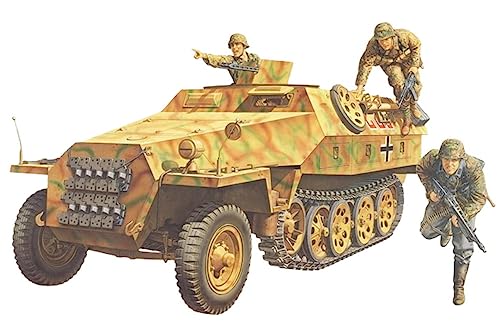 Tamiya 300035195 SdKfz 251/1 AUSF D Hanomag Fahrzeug Modellbausatz, Small, Camo