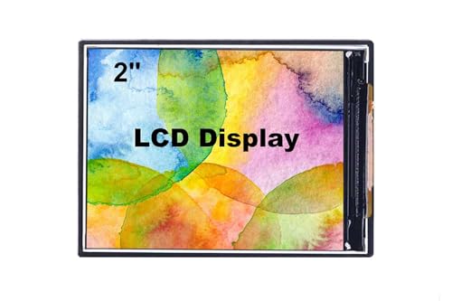 2 Inch LCD Display Module for Raspbrry Pi/Arduino Onboard ST7789V Controller 2 Inch IPS LCD Screen 240x320 Resolution SPI Communication RGB, 262K Color