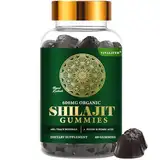 Shilajit Gummis, Natürlich Shilajit Ergänzung, Hergestellt aus Reinem Himalaya Shilajit-Harz, Reich an Vielen Mineralien, Erhöht Ausdauer und Vitalität