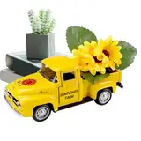 Generisch Metall LKW Deko - Lastwagen Landhausstil Tischdekoration | Dekoratives Kunsthandwerk, Miniatur Tischdekoration Für Wohnzimmer, Kaminsims, Und Küche