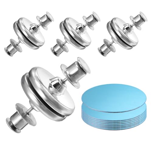 YUXIANLB 8 Paare Magnetische Duschvorhang Seitenclips Magnetische Schnalle Auslaufsichere Schnalle Für Duschvorhang Hält Vorhangfutter An Der Wand Geschlossen Winddichte Stopper Spritzschutzclips