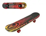 Skateboard für Kinder Skate für Kinder, 60 cm, Skateboard für Kinder, Skateboard aus Holz, komplett mit Vorder- und Rückseite