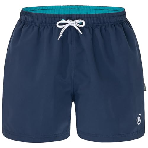 bugatti® - Herren Badeshort in marine blau (Bund Innen türkis), Größe L Large