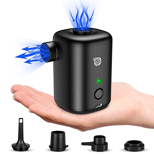 air Pump Portable Elektrische Luftpumpe,4000mAh Wiederaufladbare Akku Luftpumpe Planschbecken Pool