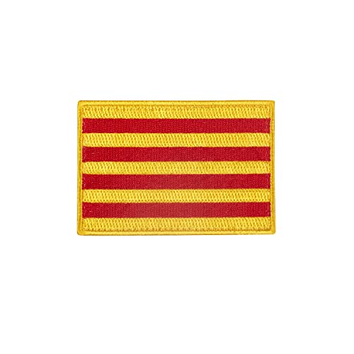 Bestickter Aufnäher mit der Flagge der spanischen Gemeinschaften mit Haken- und Schlaufenrückseite von Elitex Training (Katalonien)