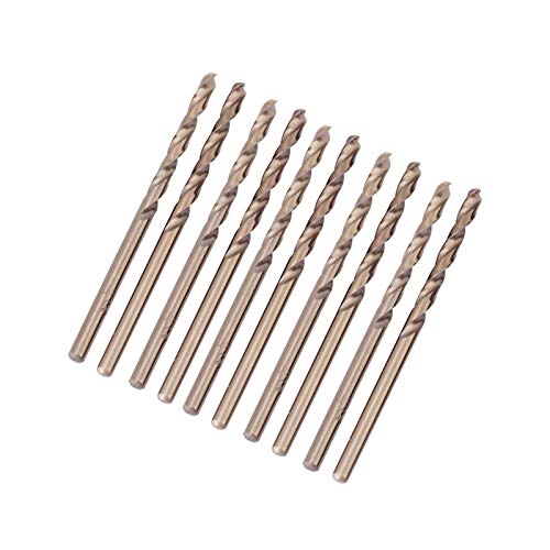 Silverline Cobalt Bohrer, 1 mm Bohrer, M35 Spezialist für Metallbohrer, HSS Cobalt Edelstahlbohrer, HSS-CO Spiralbohrer Edelstahl 1,0-5,0 mm Zum Bohren Von Edelstahlgussblech (1mm)