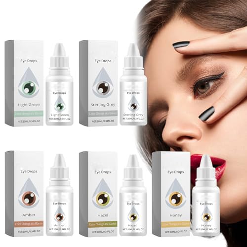 Eye Color Changing Drops, Color Changing Eye Drops, Change Eye Color Drops, Moisturizing Eye Drops, Natural Eye Drops Change Your Eyes Color in 2 Hours (Green)