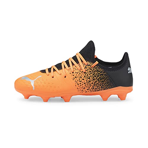 PUMA Future Z 4.3 FG/AG Jr Fussballschuh, Neon Citrus-Diamond Silver Black, 28 EU