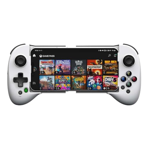 ShanWan Handy Controller für Android/iOS/iPhone15, Smartphone Controller mit Schlüsselzuordnung, Bluetooth Controller für Handy für PS Remote Play, Xbox Cloud MFi Apple Arcade Games