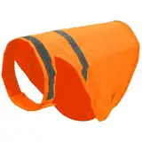 Reflektierende Hundeweste, Fleece-Hundeweste, 3 Größen für Hunde mit einem Gewicht von 8 bis 120 Pfund, Blaze Orange, Fluoreszierende Warnweste für Haustiere, schützt vor Auto- und Jagdunfällen
