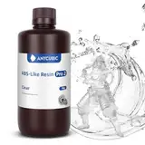 ANYCUBIC ABS-Like Resin Pro 2, 3D Drucker Resin mit erhöhter Festigkeit und Zähigkeit, Hoher Präzision und Geringe Schrumpfung, Weitgehende Kompatibilität mit allen Resin 3D Druckern (Transluzent,1kg)