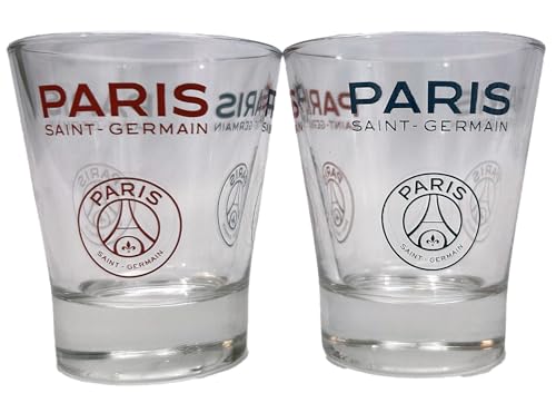 Paris Saint-Germain 2 x Schnapsglas PSG – Offizielle Kollektion