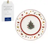 Villeroy & Boch – Toy's Delight Specials Frühstücks-/ Dessertteller Rot und Weiß, Spülmaschinenfest, Mikrowellensicher, Teller, Frühstücksteller, Dessertteller, Weihnachtsgeschirr, Premium Porcelain