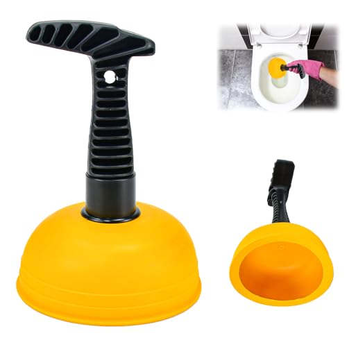 SLTAXAR Sink Plunger Kitchen Mini Pömpel Pümpel 18cm Lang Waschbecken Abfluss Toilette Dusche mit starker Saugleistung Abflussreiniger Saugglocke Klein Pömpel Abfluss für Toilette Waschbecken Dusche