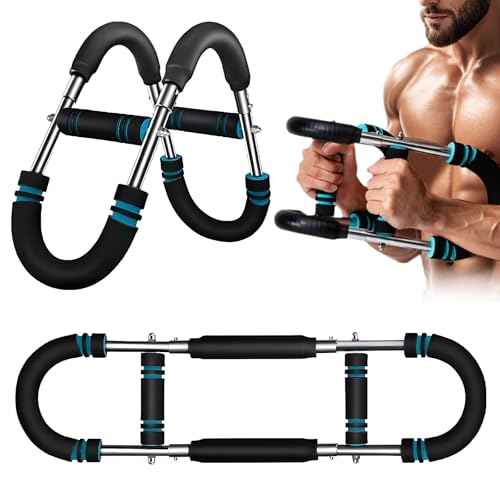 Twister Armtrainer, U-förmiger Twister-Armtrainer,Verstellbarer Brust-Expander,Oberschenkel-Master-Trainer,Körperstärke, Fitnessgerät,f40-100lb Adjustable Chest Workout Equipment,Haushaltssportgeräte