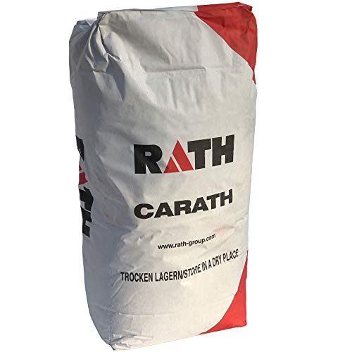 Beton feuerfest Carath 37 D 0-3 mm 25 Kg Feuerbeton feuerfester Beton Gieß Stampf Masse Ofen Kamin Betone