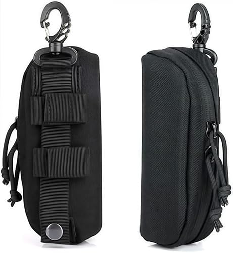 ACEXIER 1PCS Taktische MOLLE Brillenetui Stoßfeste Schutzbox Tragbare Brillenetuis Brillen mit Gürtelclip