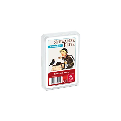 ASS 22572021 Altenburger 22572021-Schwarzer Peter-Kaminkehrer, Kartenspiel, ab 4 Jahren, Schwarz