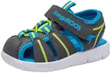 KangaROOS Unisex Kinder K-tiffy Sandale, Steel Grey/Lime, 25 EU