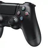 varkda Wireless Controller für PS4, Game Controller Kompatibel mit PS4/Slim/Pro/PC, Gamepad Joystick mit Dual Vibration/6-Achsen Gyro Sensor/Touchpanel/EXT, Präzision und Kontrolle