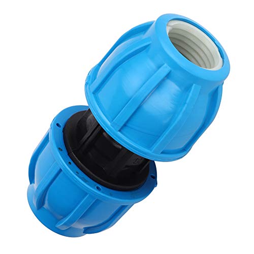 Nimomo Wasserrohrverbinder, 4 Stück, PE-Kunststoff, 25 Mm Bis 25 Mm, Gerader Wasserrohrverbinder, Rohrverbindungsstück