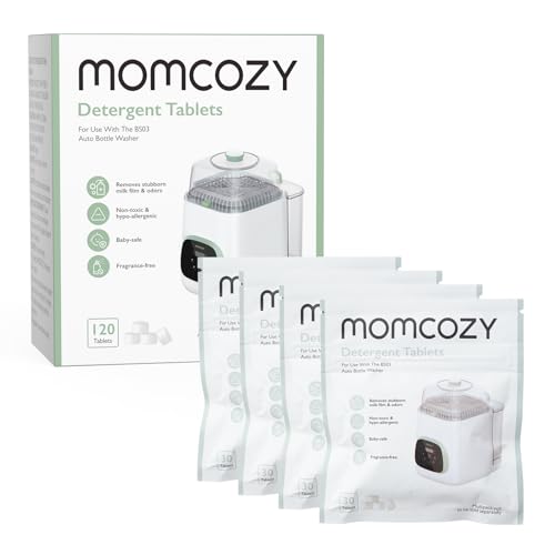 Offizieller Waschblock von Momcozy für den Babyflaschenreiniger Momcozy KleanPal Pro, 120 Tabletten