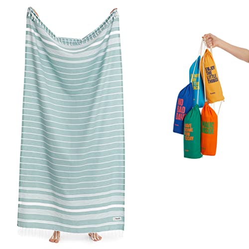 Luum® XXL Strandtuch Damen Herren Hamamtuch Saunahandtuch Handtuch Yogatuch Duschtuch Strandhandtuch Saunatuch Badetuch Pareo XXL Reisehandtuch Pestemal Turkish Towels