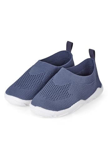 Sterntaler Badeschuh Mesh uni - Badeschuh aus Mesh - Unisex Baby Badeschuh mit elastischem Bund - Aquaschuhe unifarben Babyschuhe rutschfester Sohle für Badespaß - blau, 21/22