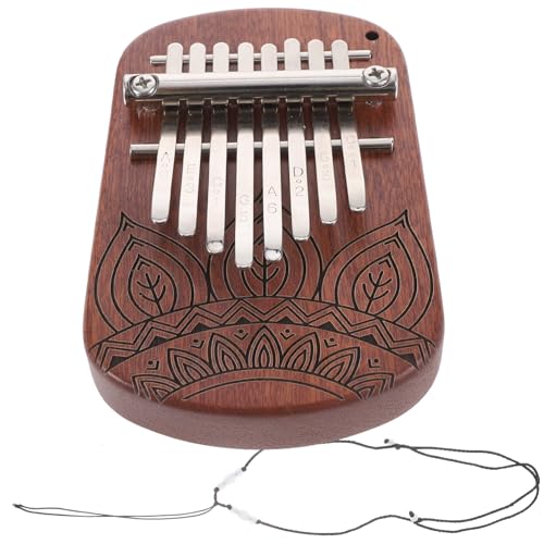 BESTonZON 8 Ton Kalimba Kreatives Daumenklavier Heim Kalimba 8 Tasten Fingerklavier Mini Daumen Kalimba Holz Kalimba Anfänger Fingerklavier Kleine Kalimba Mini Kalimba Für Anfänger