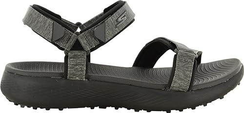 Skechers Damen 600 Golf-Sandalen ohne Spikes Golfschuh, Schwarz, 38 EU