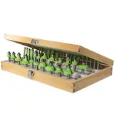 AKYLIN Fräser Set 40-tlg,Fräser Set 8mm Schaft,Fräser für Oberfräse,Holzfräser Wolframkarbid Hartmetall Fräser für die Holzbearbeitung