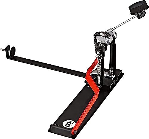 Meinl Percussion Direct Drive Pedal - Fersenaktiviertes Fußpedal für Cajon - Inklusive Schaumgummi Schlägel und Stimmschlüssel - Stahl, Schwarz (TMSTCP-2)