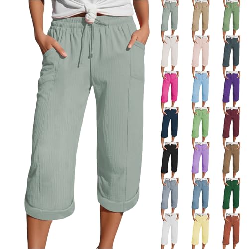 NUOKE Die Discounter, joggpants Damen, Lederhosen Damen, musselin Hose, Trousers for Women, palazzohose, leichte Sommerhose mädchen, Stoffhose Sommer, Trousers for Women, Jogpants