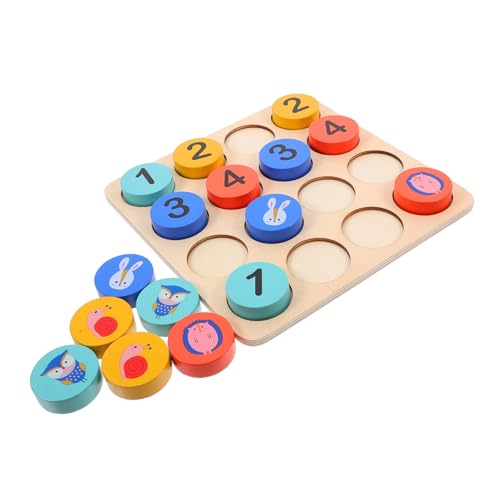 HOOTNEE 1 Set Sudoku Spiel Sudoku Spielzeug Steckbrett Spielzeug Kinder Sudoku Spielzeug Sudoku Rätsel Denkaufgabe Desktop Spielzeug Sudoku Zahlenbrettspiel Sudoku Tischspiel