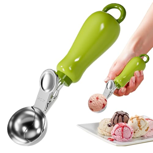 Kekslöffelhalter – Federlöffel aus Edelstahl für Lebensmittel, Küchenzubehör, Eisverteiler, hängend, für Buffet, Familie, Restaurant, Backen