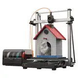 Anycubic Kobra 3 Max Combo 3D-Drucker Mehrfarbig, 420x420x500mm Druckgröße, 600 mm/s Schnelles Drucken, Trocknung Filament während des Drucks, Stabilere Konstruktion