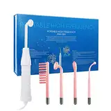 Hochfrequenz GesichtsgeräT, Hautstraffung Hochfrequenzstab SchöNheitsmaschine, zur Entfernung Von Falten, Akne und Alopezie mit 4 Elektroden äSthetisches Gesichtspflege