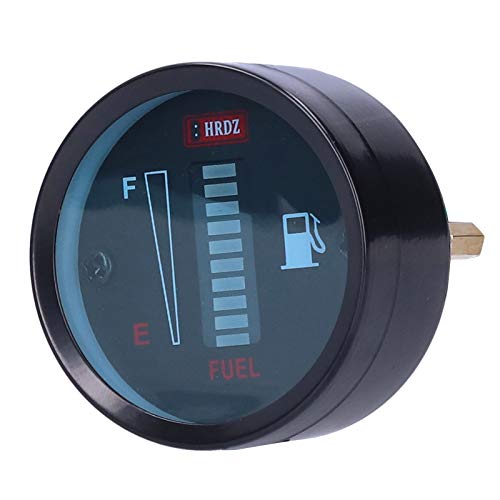 BWLZSP LED Kraftstoff Meter Anzeige 52mm Dia 12V Einstellbarer Widerstand für Auto Motorrad Kraftstoffanzeige, Kraftstoffanzeige Meter