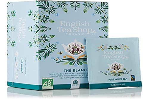 English Tea Shop Bio Pure White Tea - 20 Teebeutelbeutel