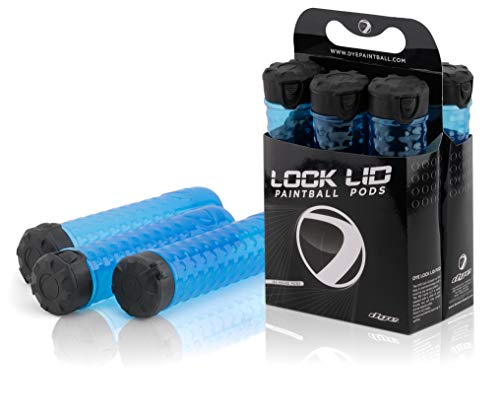 dye Pod LLP Locklid 160Rnd Cyan Blue 6pk Pötte, Blau, One Size